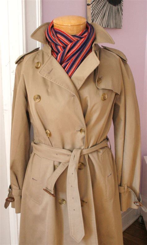 womens burberry trench coat ebay|authentic vintage Burberry trench coat.